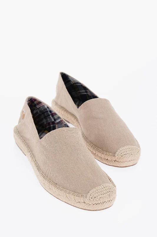 Polo Ralph Lauren Canvas Cevio Espadrillas With Raffia Sole