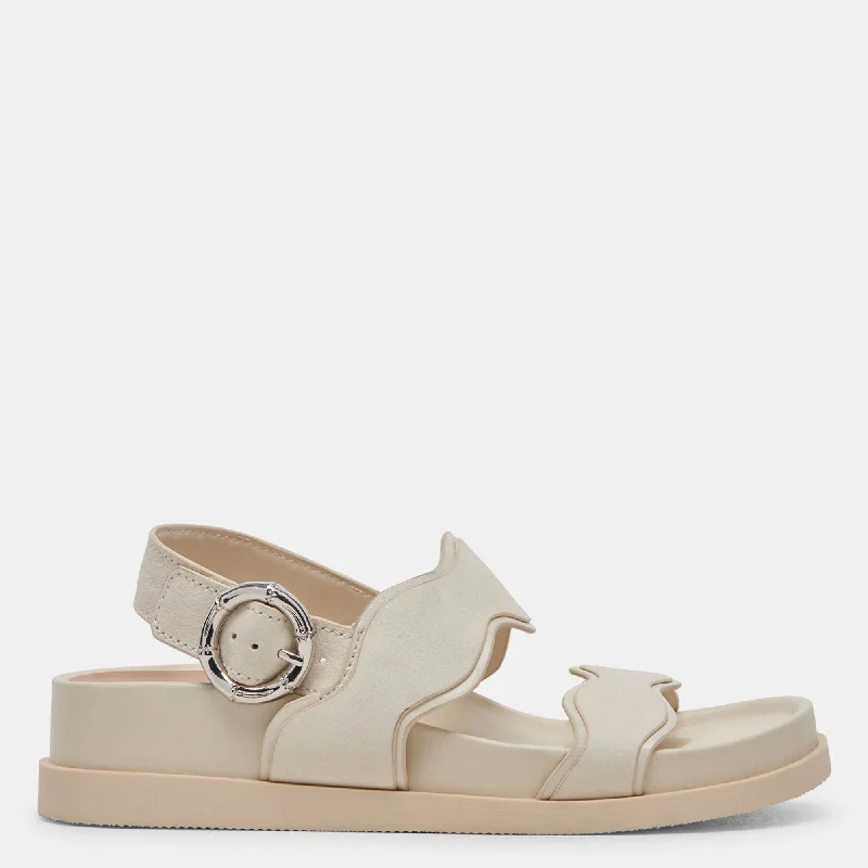 Sindy Sandals Ivory Nubuck