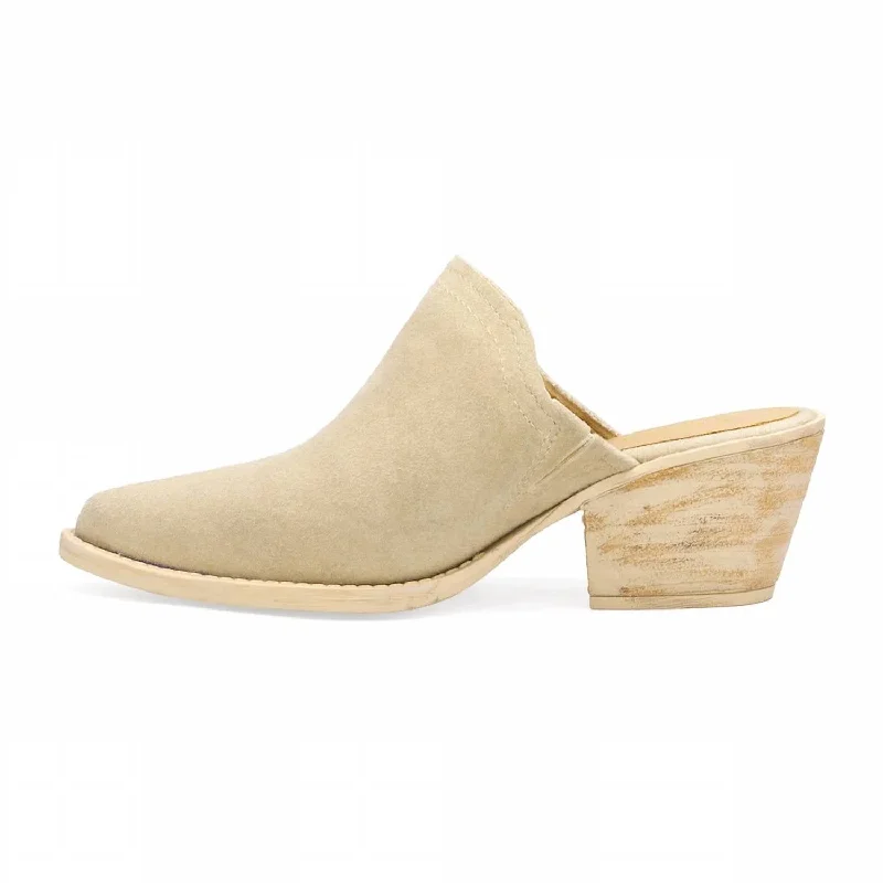 Tahoe Slip On Mule In Cream