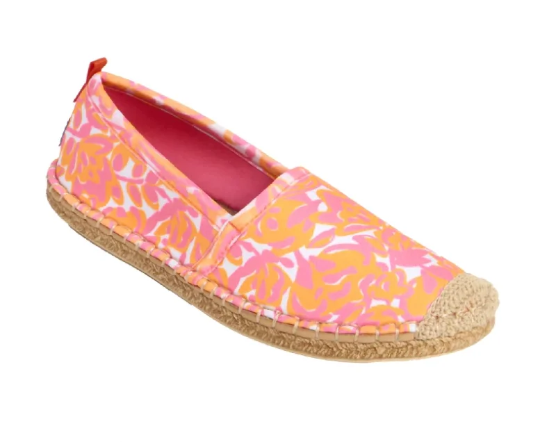 Women's Beachcomber Espadrille Shoes In Summer Blooms